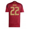 Belgien Jeremy Doku #22 Heimtrikot EM 2024 Kurzarm